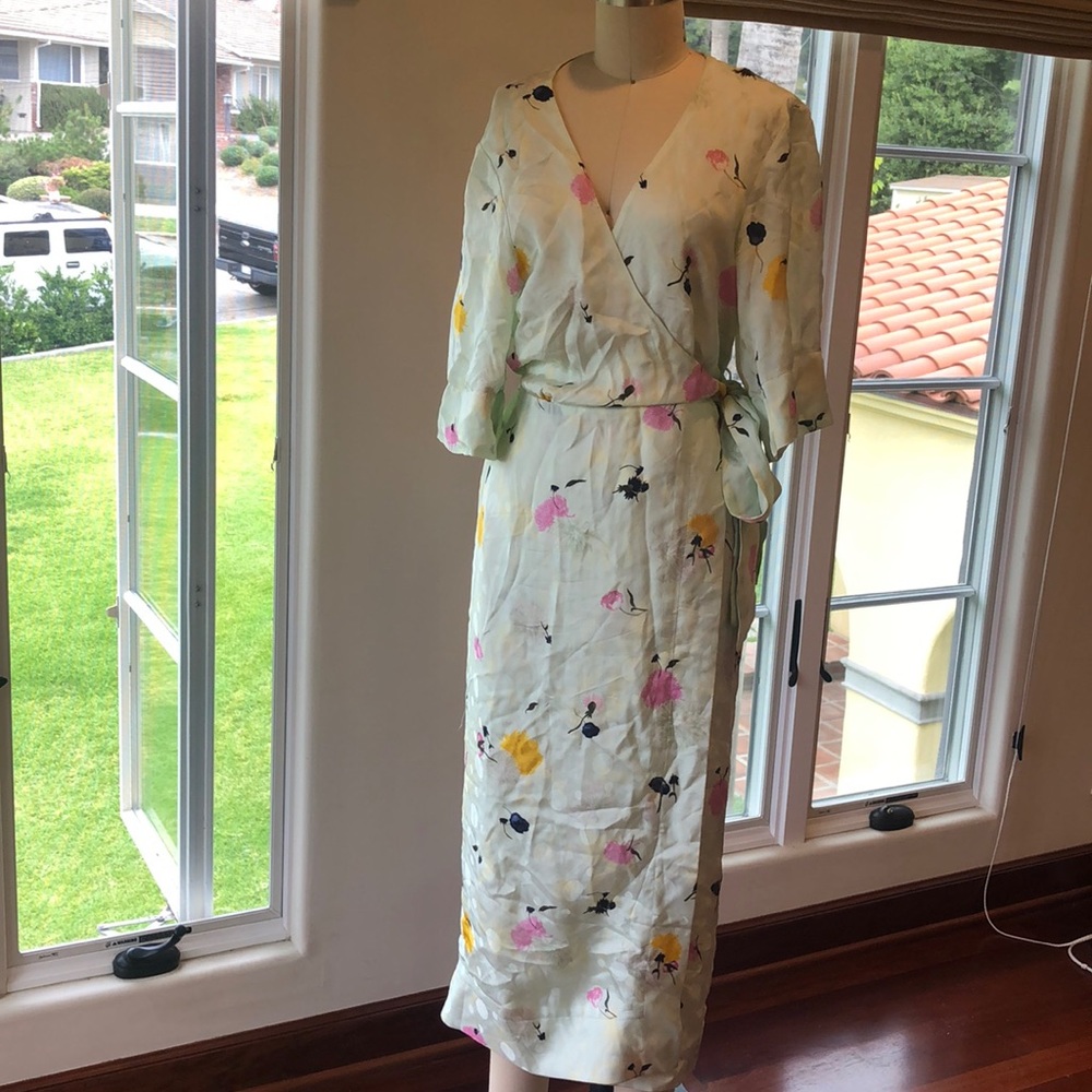Kimono style wrap dress